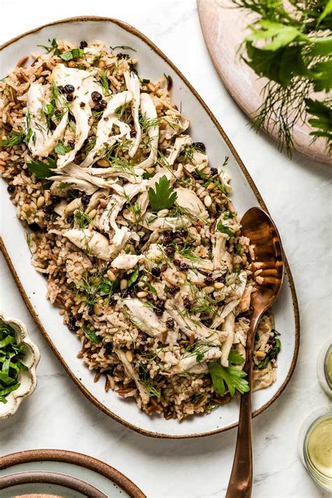 chicken-rice-pilaf-with-fresh-herbs-turkish-style image