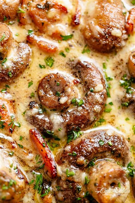 creamy-garlic-mushrooms-bacon image