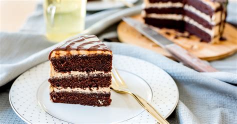 mocha-cake-chocolate-cake-coffee-buttercream-foodie-baker image
