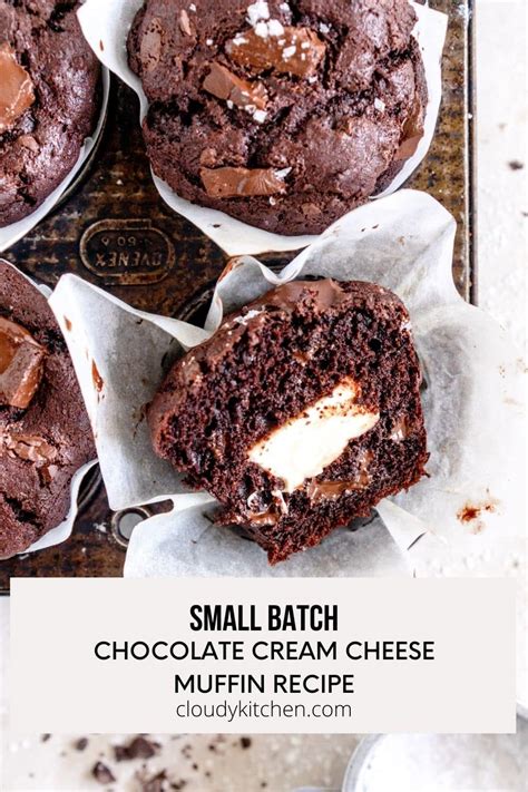 small-batch-chocolate-cream-cheese-muffins-yields-6 image