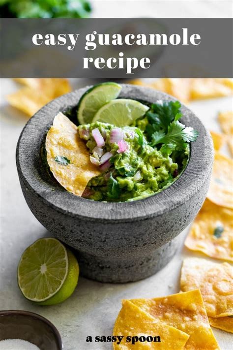 easy-5-ingredient-guacamole-recipe-a-sassy-spoon image