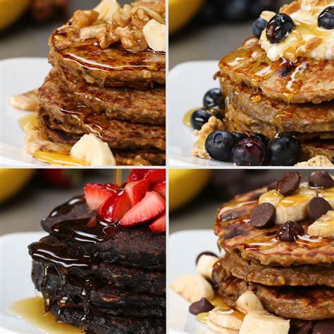 healthy-pancakes-4-ways-recipes-tasty image