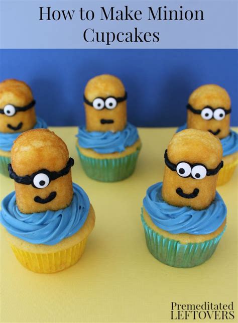 how-to-make-minion-cupcakes-quick-easy-tutorial image