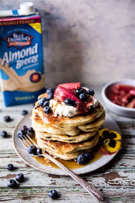 blueberry-almond-pancakes-half-baked-harvest image