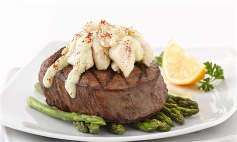 crab-bearnaise-over-steak-harbor-seafood image