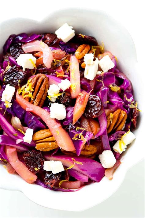 warm-apple-cabbage-salad-with-pecans-inspired-taste image