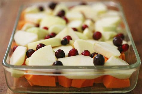 butternut-squash-apple-cranberry-bake-recipe-simply image