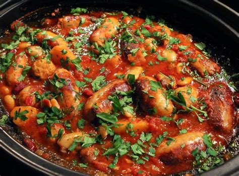 gluten-free-sausage-casserole-with-beans-and-apple image