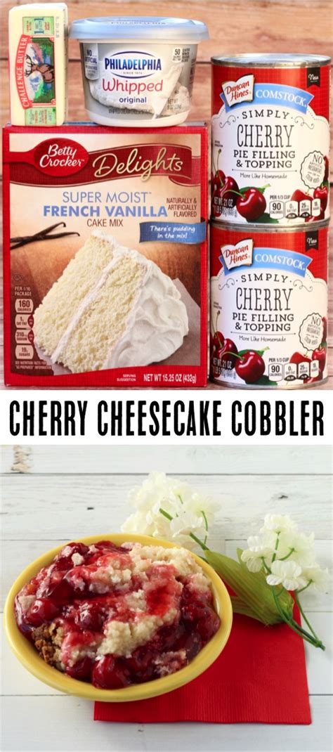 cherry-cheesecake-cobbler-recipe-easy-4-ingredient image