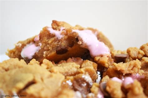 peanut-butter-marshmallow-cookie-bars-lights-camera image
