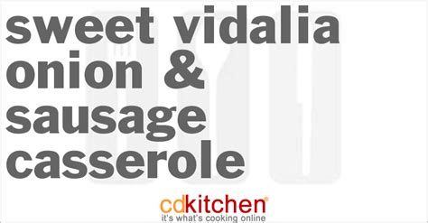 sweet-vidalia-onion-sausage-casserole image