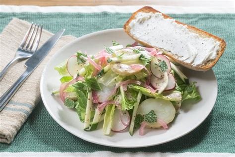 romaine-potato-zucchini-salad-blue-apron image