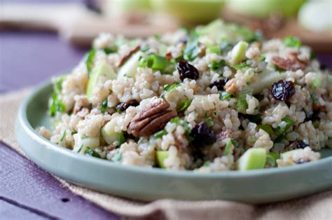 brown-rice-salad-with-apple-and-pecans-thyme-love image