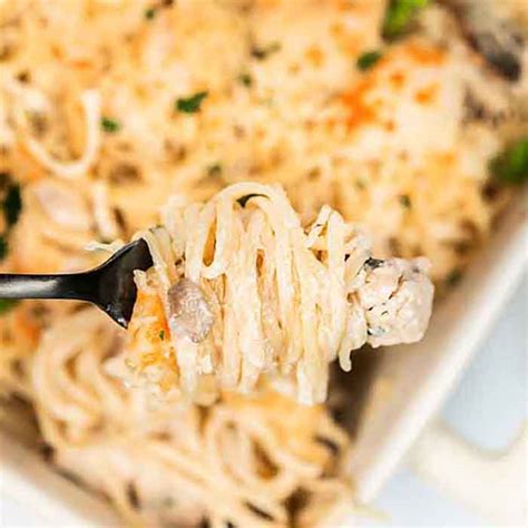 easy-chicken-tetrazzini-casserole-recipe-eating-on-a image