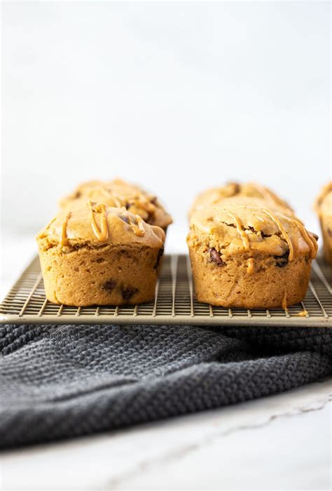 chocolate-chip-peanut-butter-muffins-so-easy-sugar image