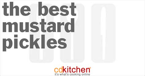 the-best-mustard-pickles-recipe-cdkitchencom image