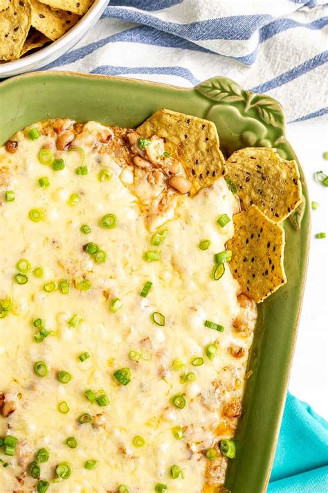 cheesy-baked-black-eyed-pea-dip-family-food-on-the-table image