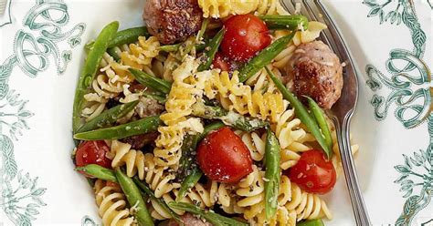 pasta-with-cherry-tomatoes-and-sausage image