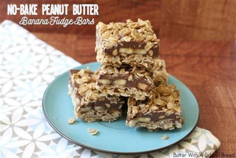 no-bake-peanut-butter-banana-fudge-bars image