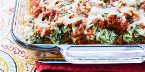 recipe-lean-turkey-and-spinach-lasagna-healthy-living image