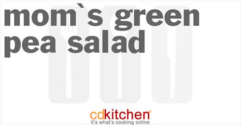 moms-green-pea-salad-recipe-cdkitchencom image