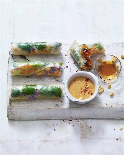 vegetarian-summer-rolls-with-peanut-dipping-sauce image