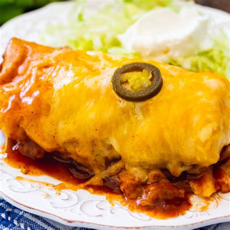 easy-3-ingredient-smothered-burritos-spicy-southern image
