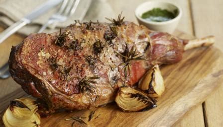 roast-leg-of-lamb-with-rosemary-and-garlic-recipe-bbc image