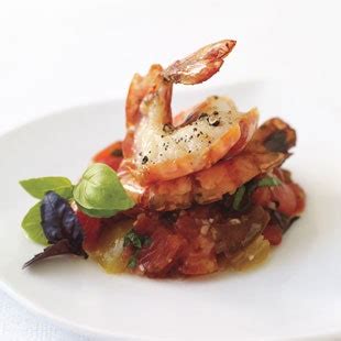grilled-shrimp-with-cherokee-and-oxheart-tomato image