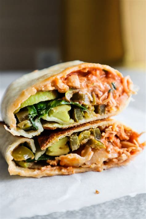 15-minute-healthy-spicy-chicken-wraps-homemade image