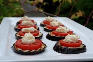 grilled-eggplant-appetizer-with-tomato-and-garlic image