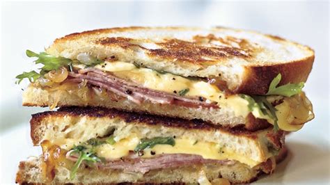 grilled-ham-and-gouda-sandwiches-with-frisee-and image