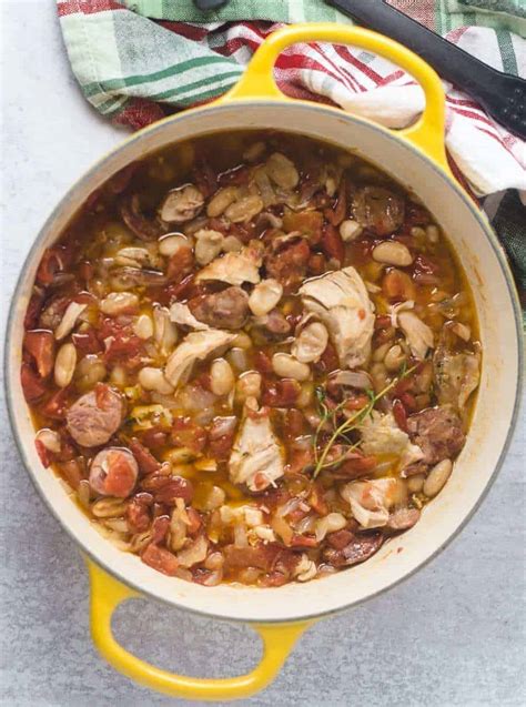 one-pot-sausage-and-bean-stew-recipe-for-two-a image