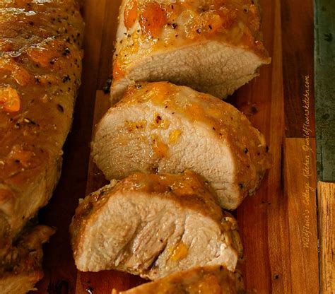 easy-peachy-honey-mustard-roast-pork-tenderloin image