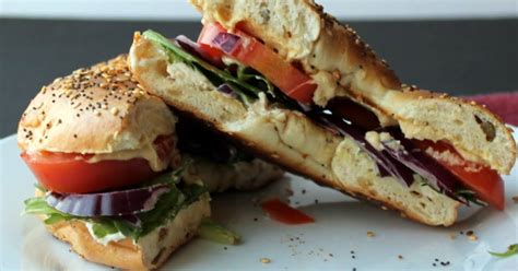 10-best-bagel-sandwich-vegetarian-recipes-yummly image