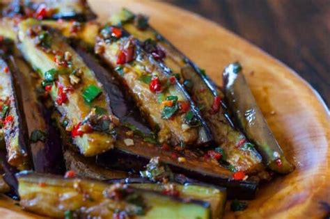 chinese-eggplant-recipe-with-spicy-garlic-sauce image