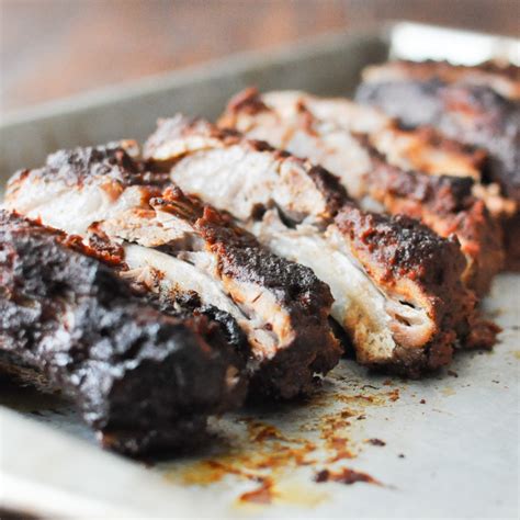 bbq-baby-back-ribs-slow-cooker-recipe-fed-fit image