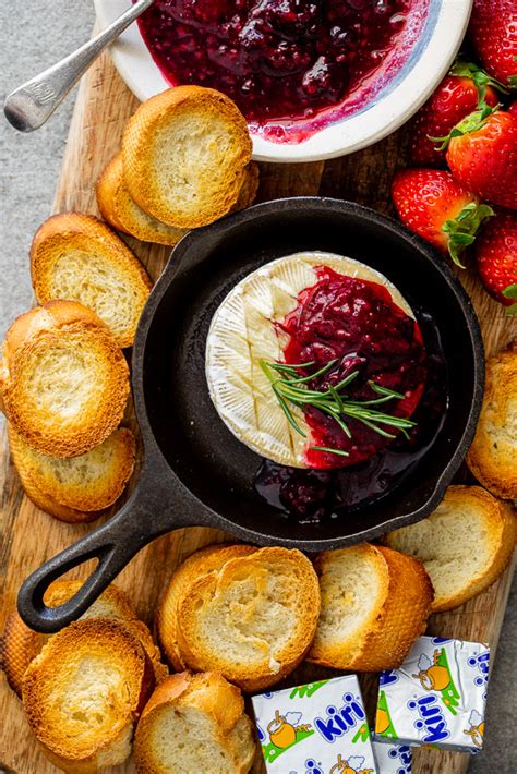 berry-baked-brie-simply-delicious image