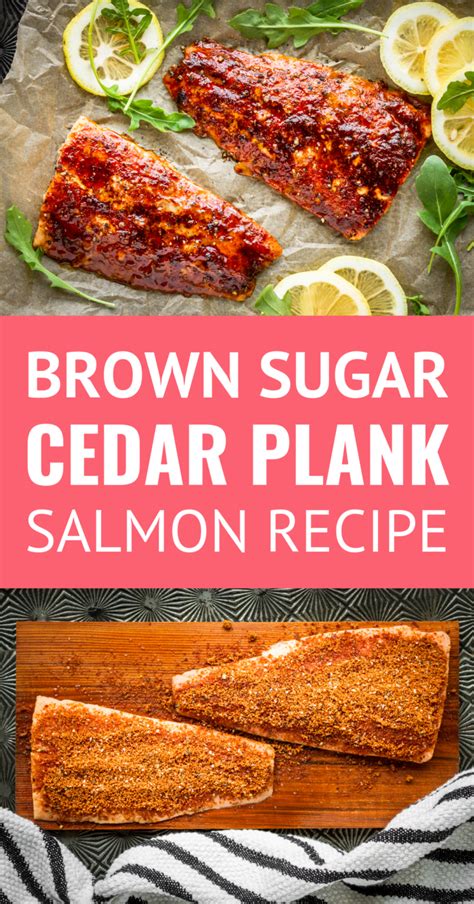 sweet-smoky-brown-sugar-grilled-cedar-plank-salmon image