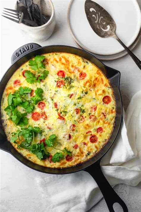 easy-vegetable-frittata-feelgoodfoodie image