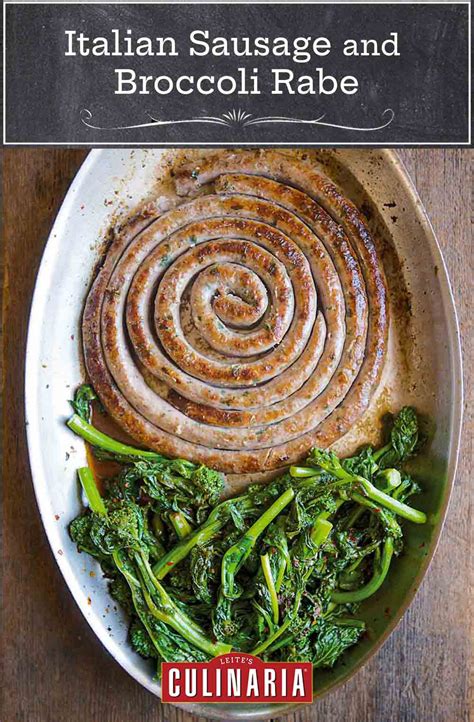 italian-sausage-and-broccoli-rabe-recipe-leites-culinaria image