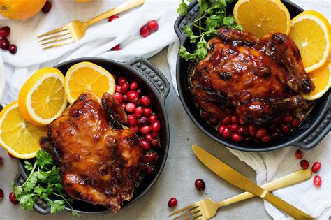 cornish-hen-recipe-with-cranberry-glaze-unicorns-in-the-kitchen image