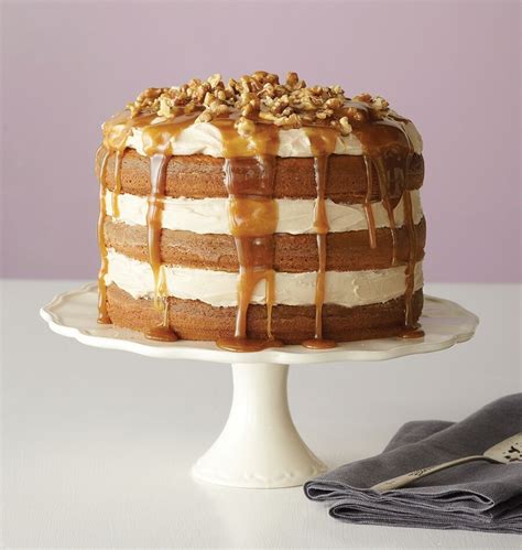 maple-and-caramel-layered-spice-cake image
