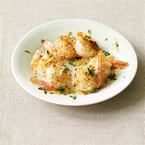 lemon-and-garlic-crumb-shrimp-healthy image