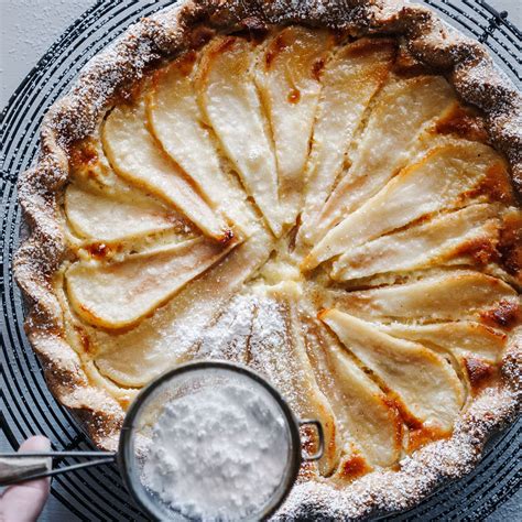 pear-custard-pie-recipe-eatingwell image