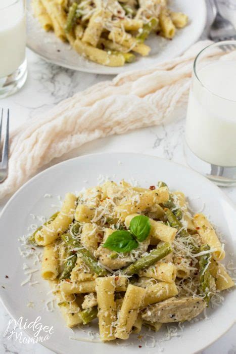 creamy-chicken-asparagus-pasta-recipe-under-30 image