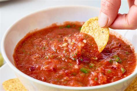 how-to-make-restaurant-salsa-in-a-blender-kitchn-kitchn image