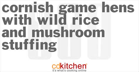 cornish-game-hens-with-wild-rice-and-mushroom image