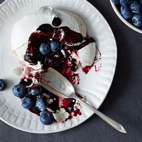 pavlova-with-boozy-blueberry-sauce-recipe-on-food52 image