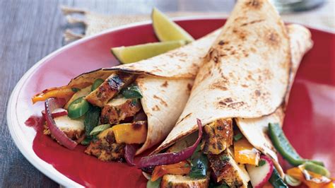 cilantro-lime-chicken-fajitas-with-grilled-onions image